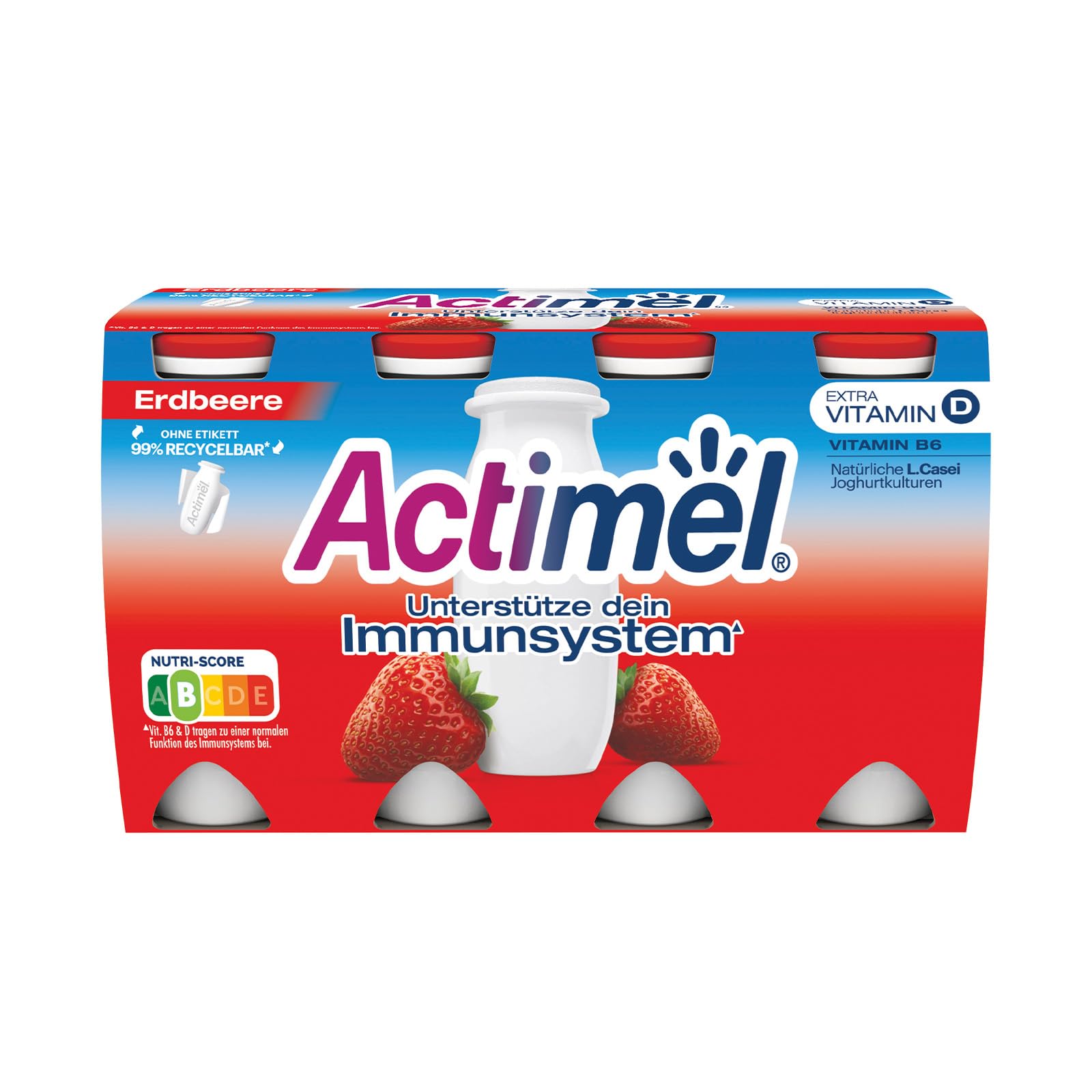 Actimel Erdbeere Achterpack von Danone