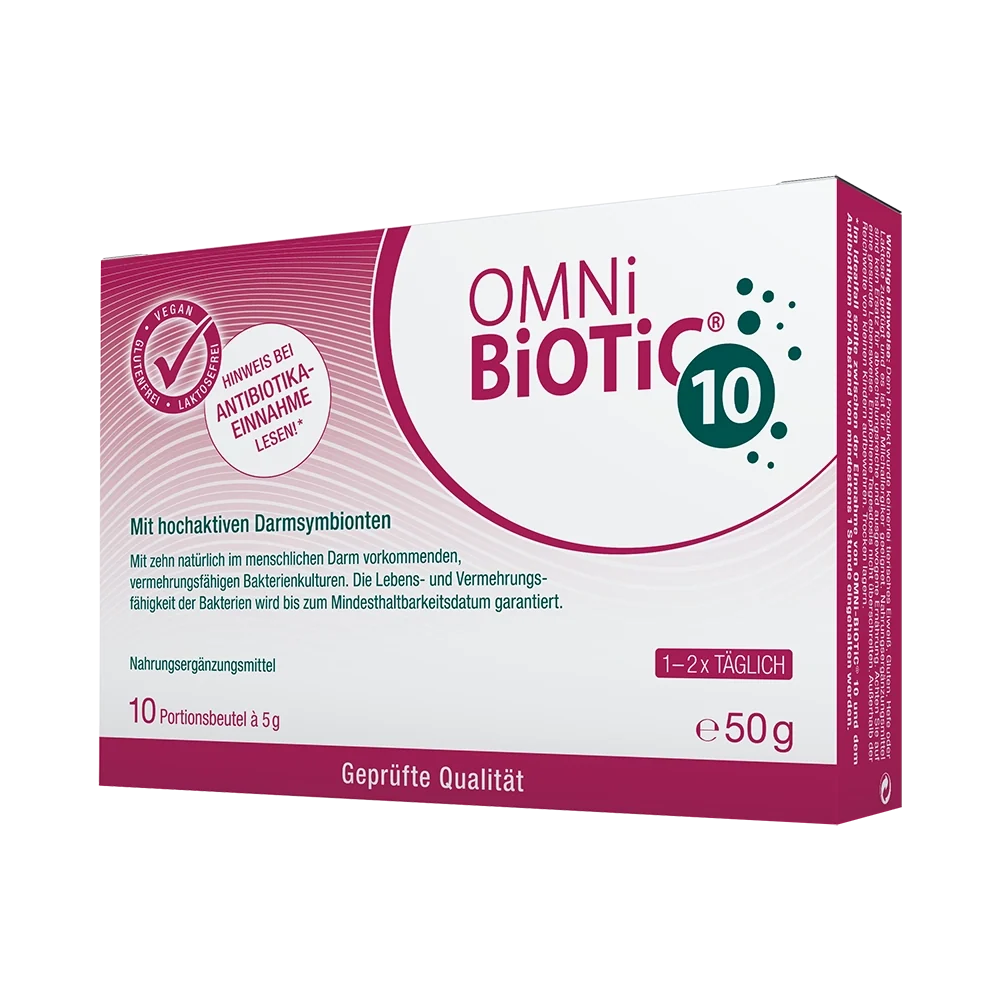 Verpackung OMNi-BiOTiC 10 mit Portionsbeuteln