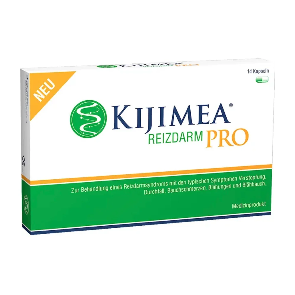 Packung Kijimea Reizdarm PRO mit 14 Kapseln